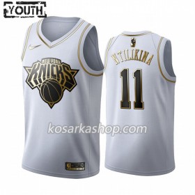 Dres New York Knicks Frank Ntilikina 11 Nike 2019-20 Bijela Golden Edition Swingman - Dječji